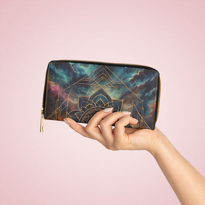 💎✨ Mystical Magic: The Enchanted Zippered Wallet of Elegance & Wonder 🔮💖🌙