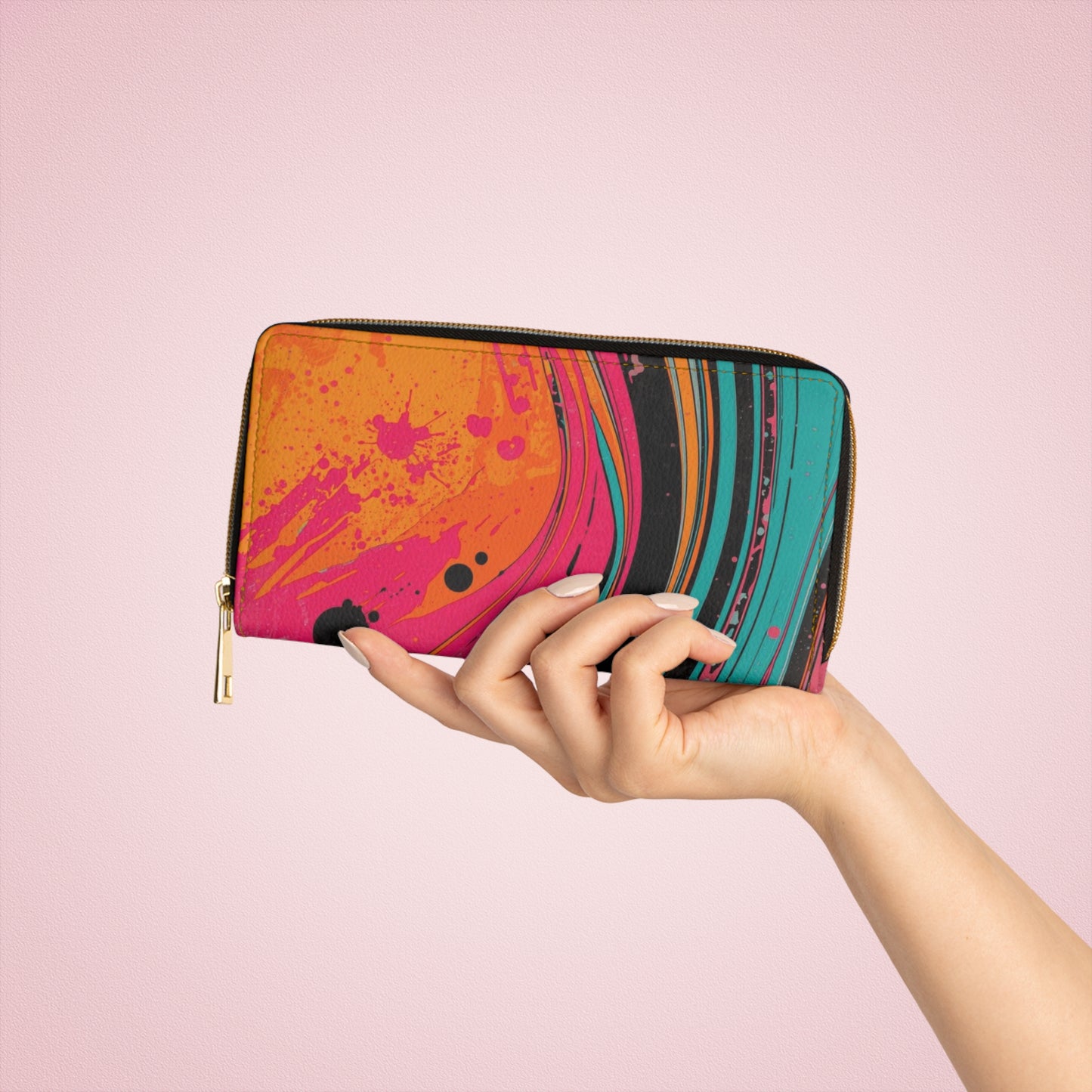 💎✨ Mystical Magic: The Enchanted Zippered Wallet of Elegance & Wonder 🔮💖🌙