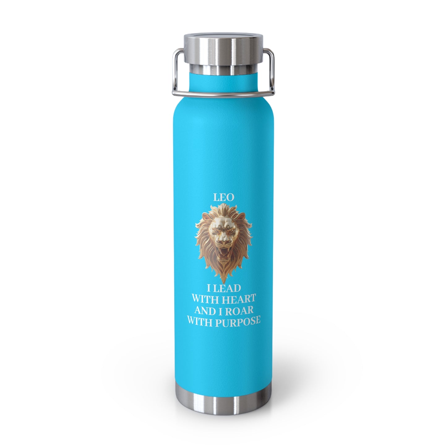 ✨🔮 Enchanted Leo Copper Insulated Bottle – 22oz of Temperature Magic! 🔮✨