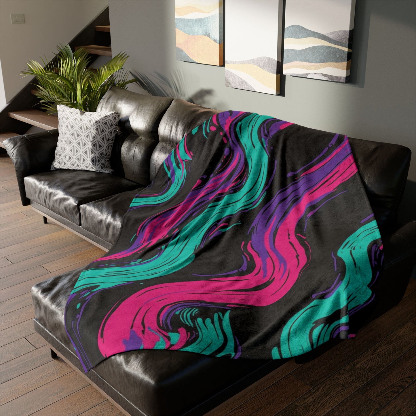 🌙✨ The Enchanted Dreamscape Blanket ✨🌙 Ultra-Soft Cosmic Comfort Throw • Limited One-of-a-Kind Design • 60" × 80"