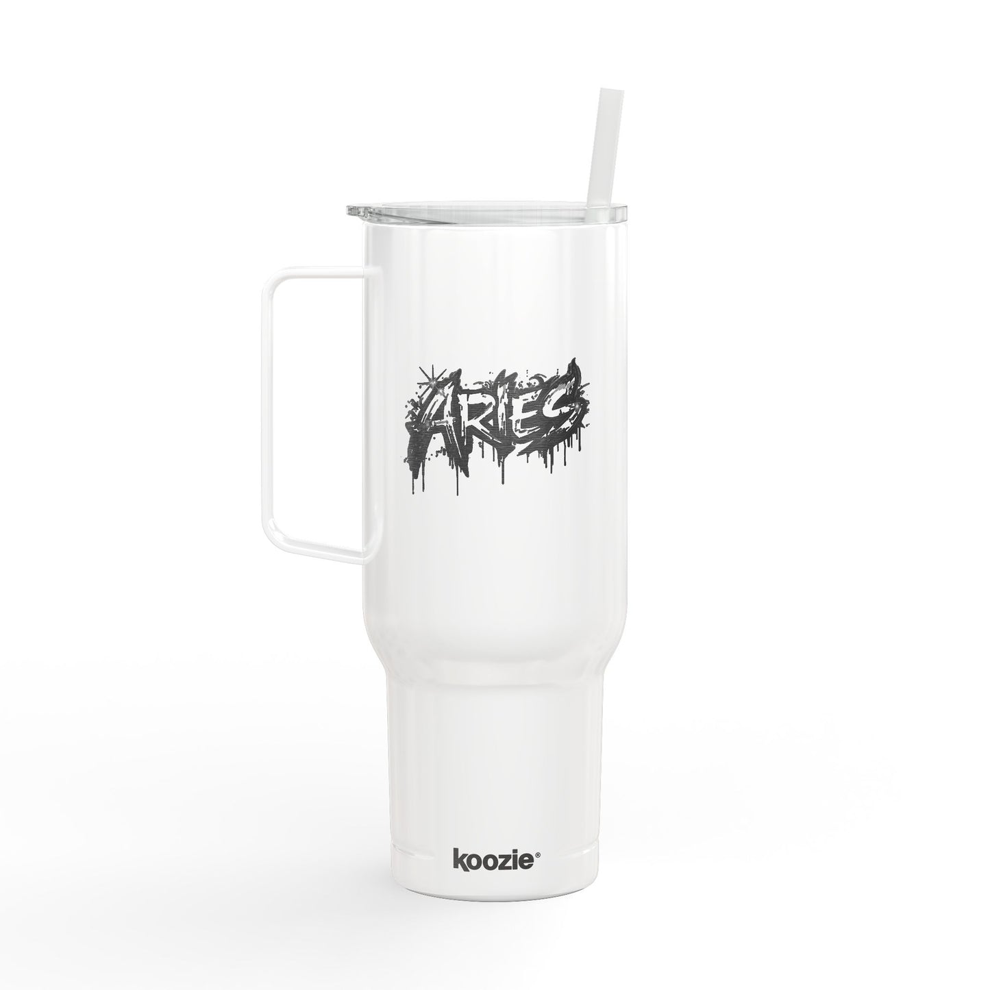 Cosmic Aries Signatures ✨ 40oz Engraved Zodiac Tumbler