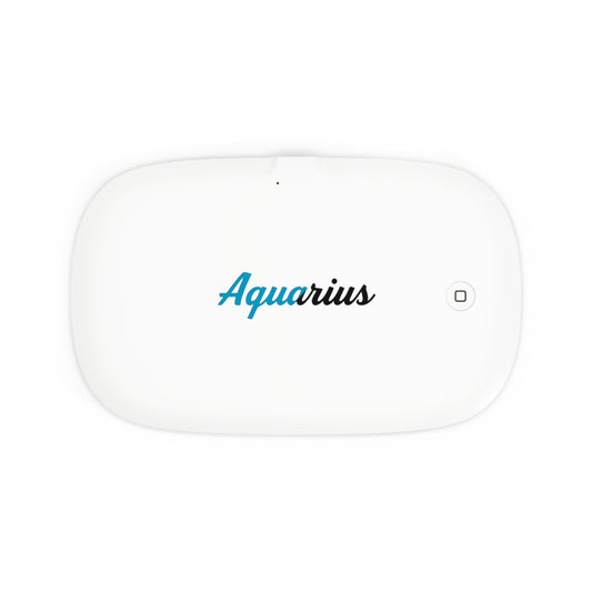 ♒ Aurora UV Phone Sanitizer & Fast Wireless Charging Pad – Aquarius Edition 🌌♒