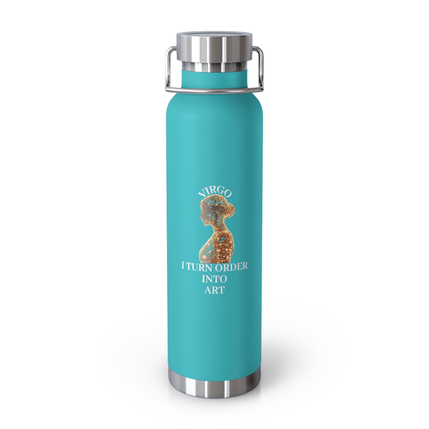 ✨🔮 Enchanted Virgo Copper Insulated Bottle – 22oz of Temperature Magic! 🔮✨
