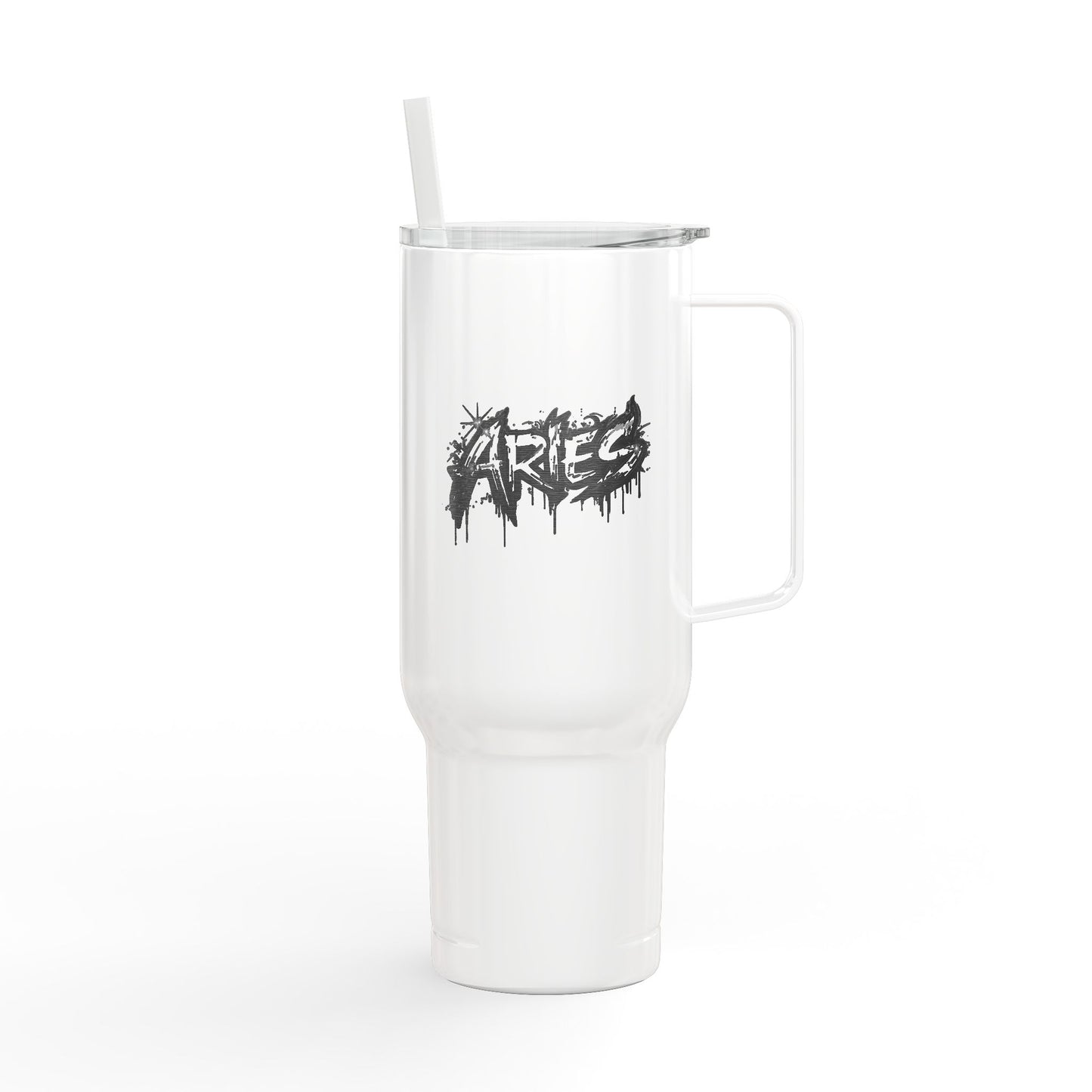 Cosmic Aries Signatures ✨ 40oz Engraved Zodiac Tumbler