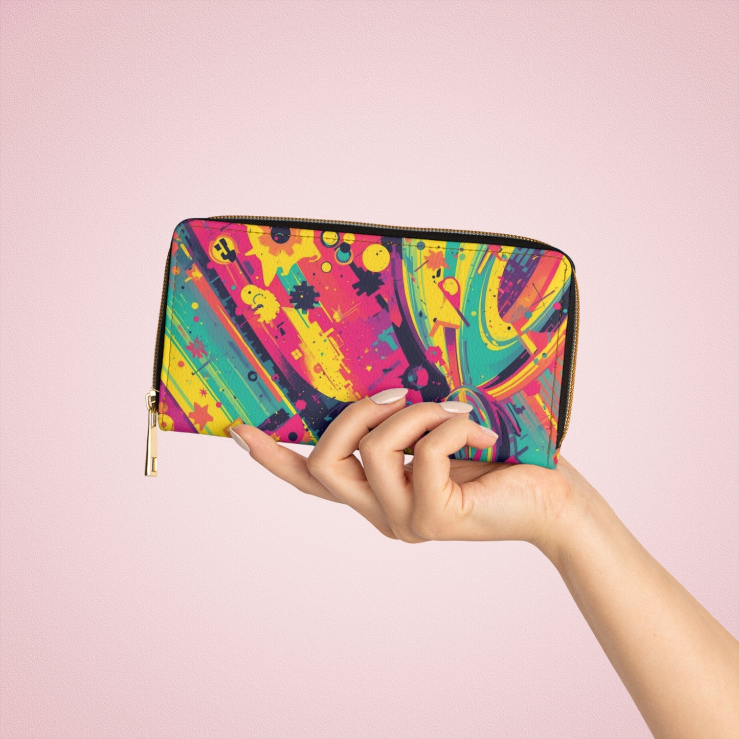 💎✨ Mystical Magic: The Enchanted Zippered Wallet of Elegance & Wonder 🔮💖🌙