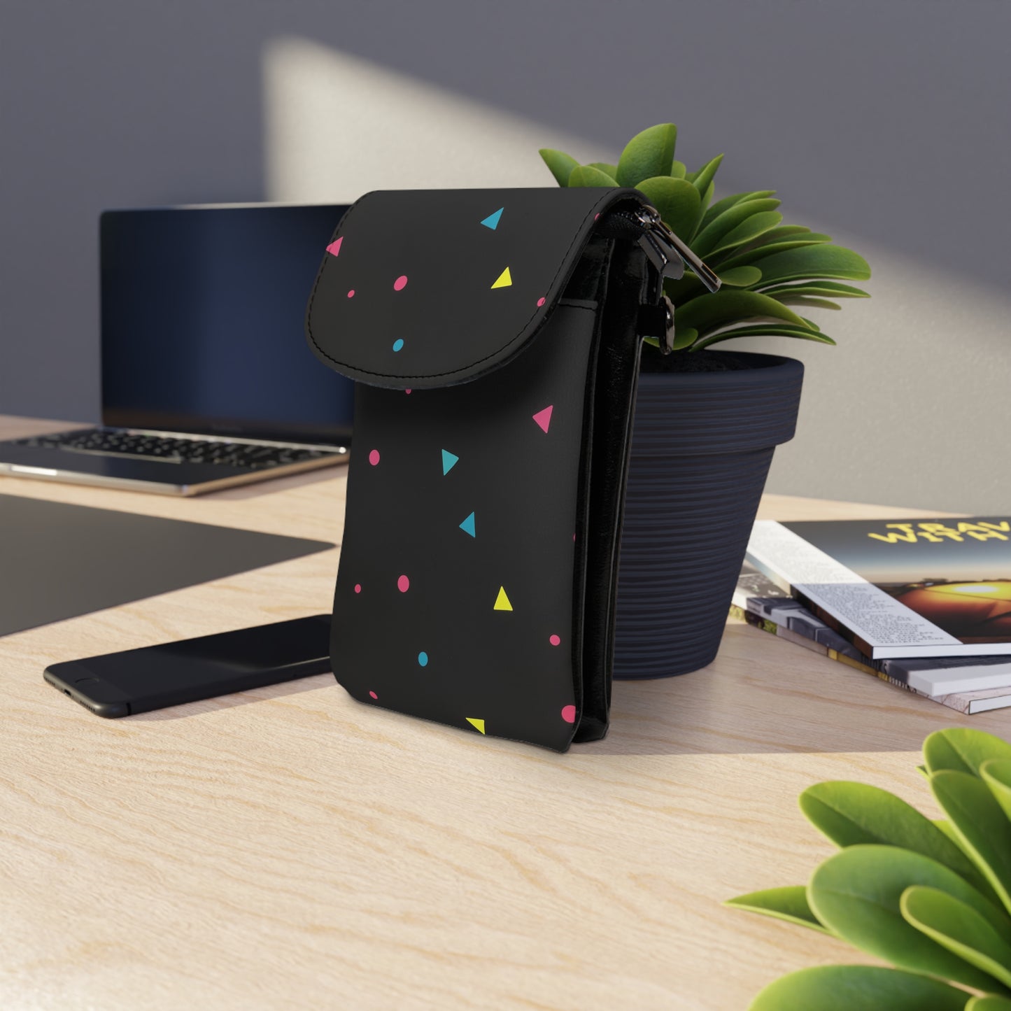 👜🌟 The Razzle-Dazzle Pocket Prism™ Cell Phone Wallet ✨💼🌈