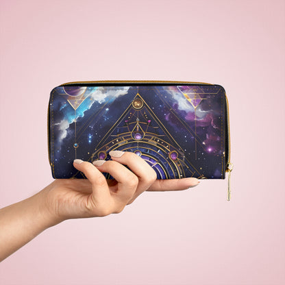 💎✨ Mystical Magic: The Enchanted Zippered Wallet of Elegance & Wonder 🔮💖🌙