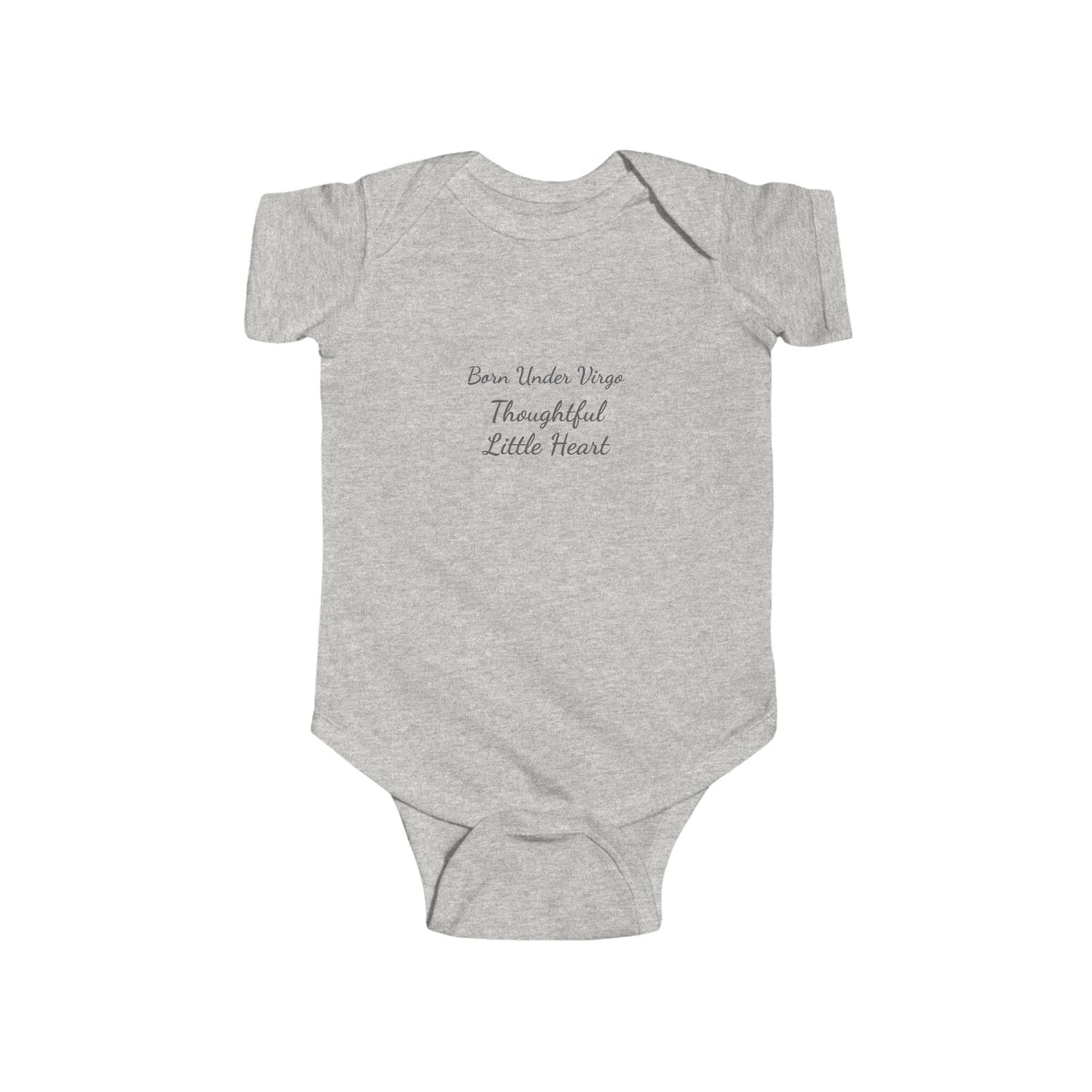 💫 The Born Under™ Collection – Virgo Edition 💫 Thoughtful Little Heart Infant Onesie