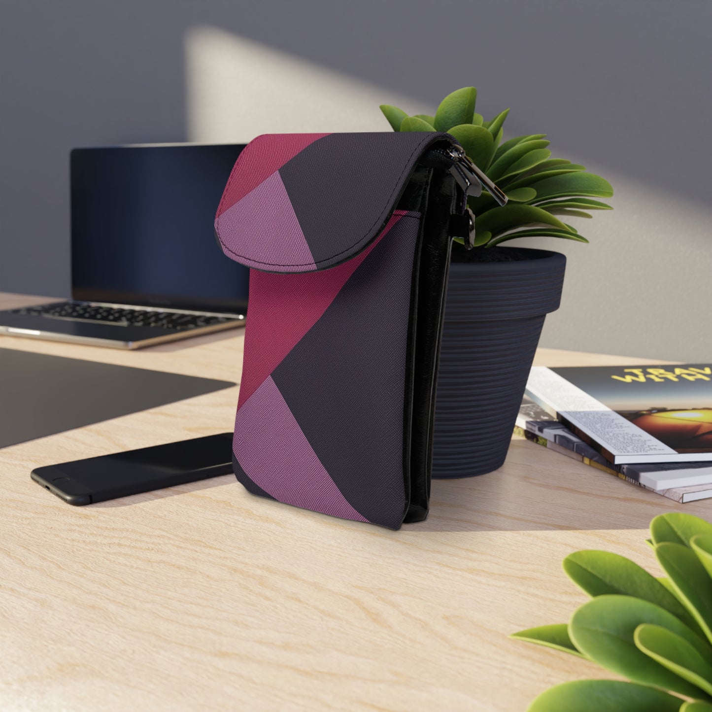 👜🌟 The Razzle-Dazzle Pocket Prism™ Cell Phone Wallet ✨💼🌈