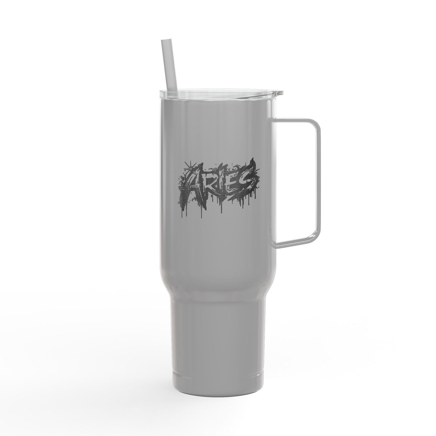 Cosmic Aries Signatures ✨ 40oz Engraved Zodiac Tumbler