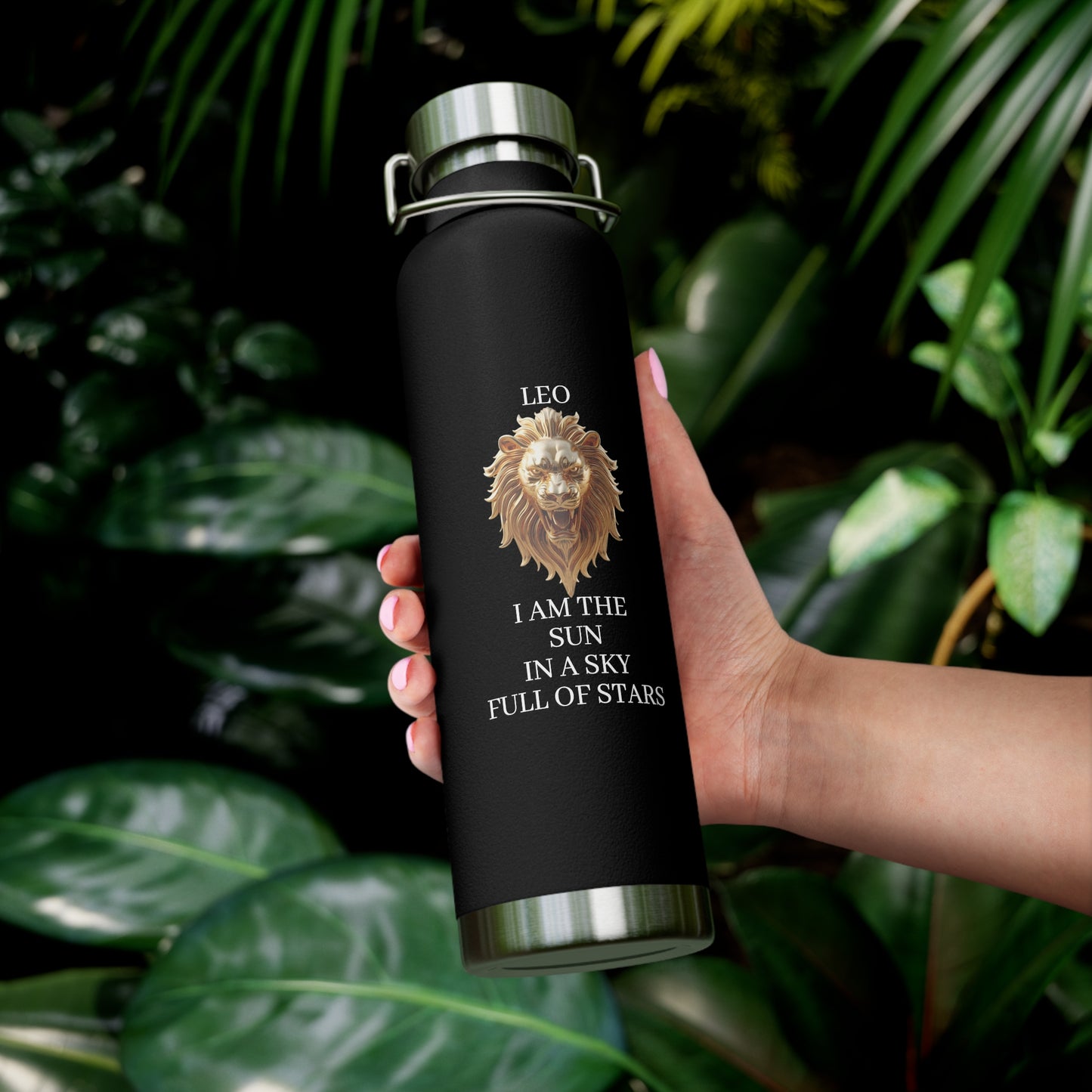 ✨🔮 Enchanted Leo Copper Insulated Bottle – 22oz of Temperature Magic! 🔮✨