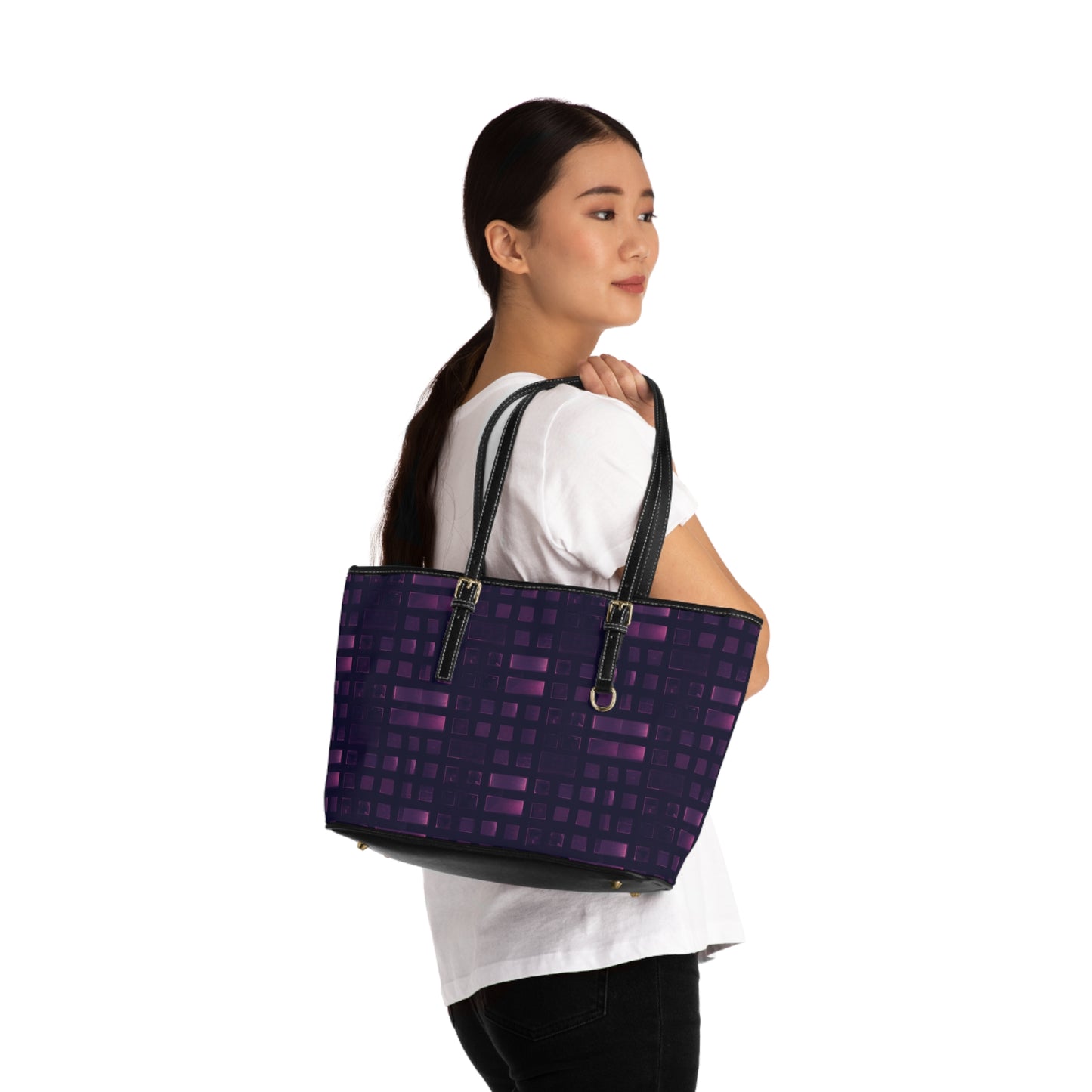 👜✨ The Razzle-Dazzle Double Vision™ PU Leather Shoulder Bag ✨👜🌈