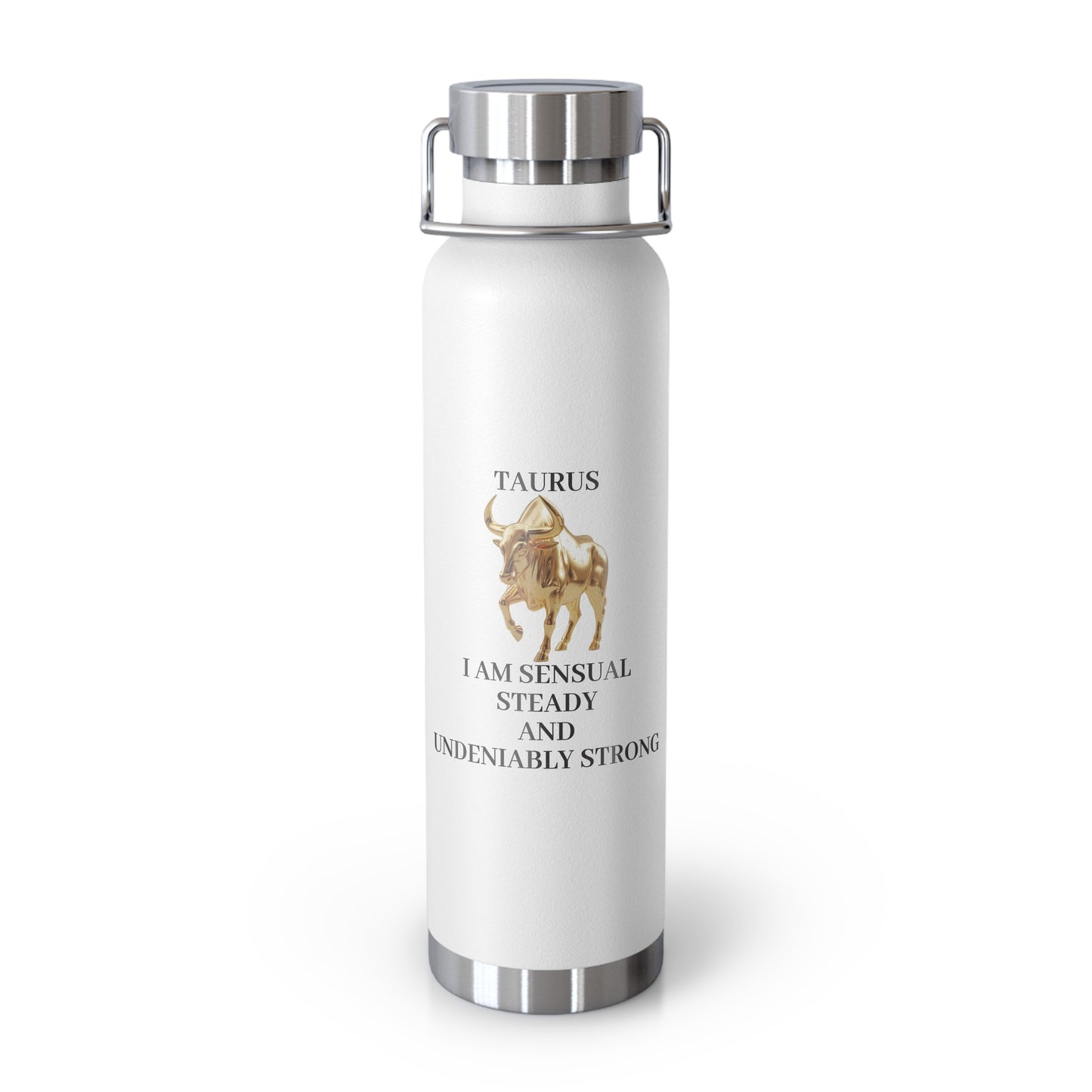 ✨🔮 Enchanted Taurus Copper Insulated Bottle – 22oz of Temperature Magic! 🔮✨