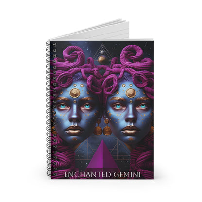 🌟✨ Enchanted Gemini Zodiac Journal – A Dual-Thoughts Notebook for Curious Minds & Adventurous Spirits ♊📖