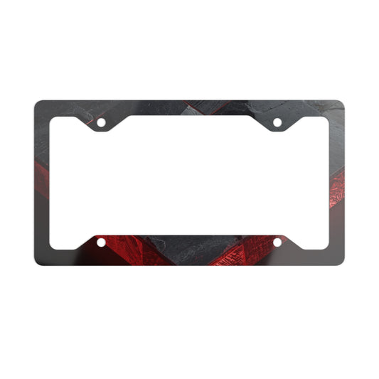 ✨🚗 The Enchanted Drive: Glossed Glory License Plate Frame – Luxury Custom Metal Accent 💎🌙