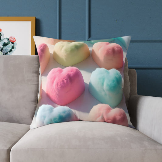 Love in Bloom: Enchanted Decorative Pillow for a Cozy Touch