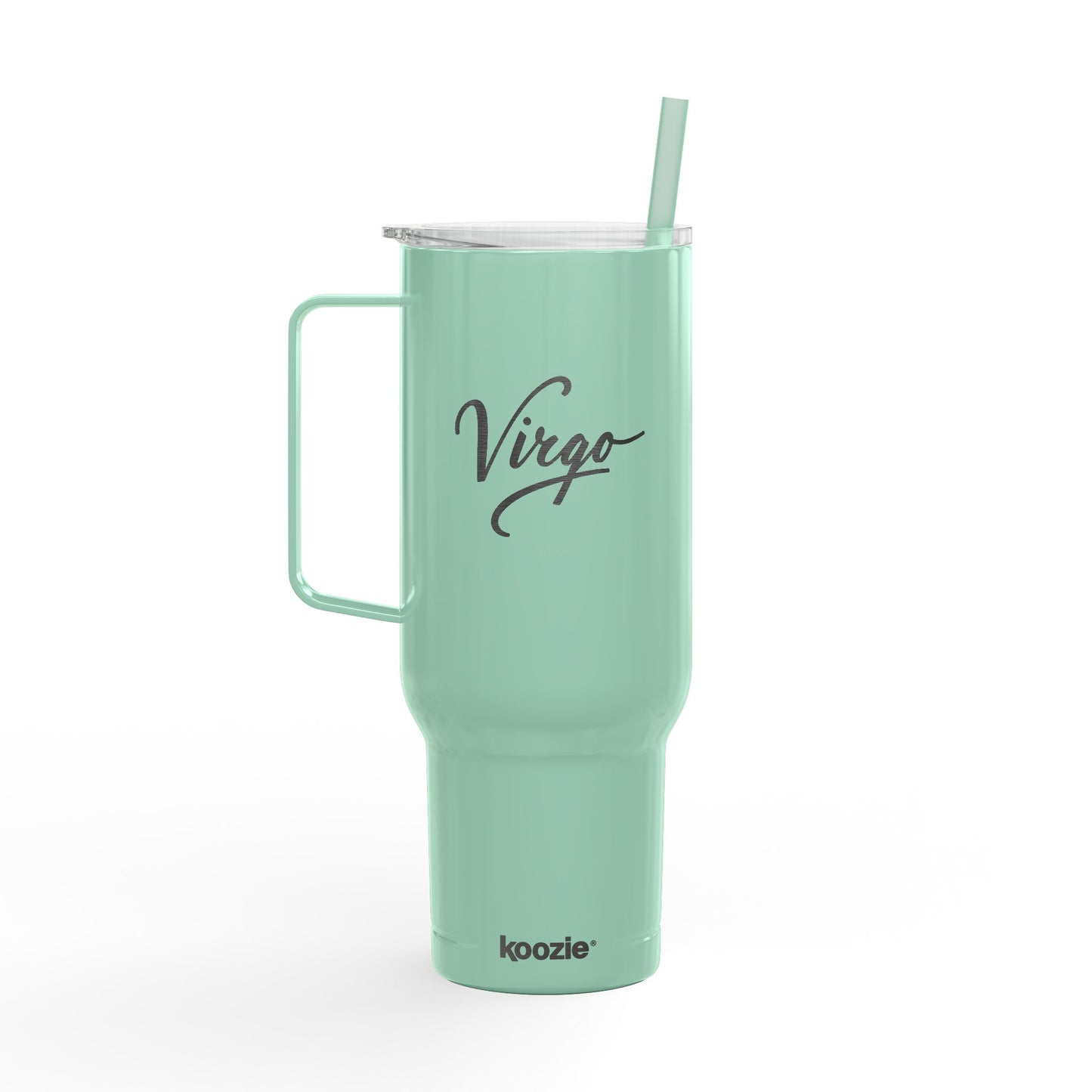 Cosmic Virgo Signatures ✨ 40oz Engraved Zodiac Tumbler