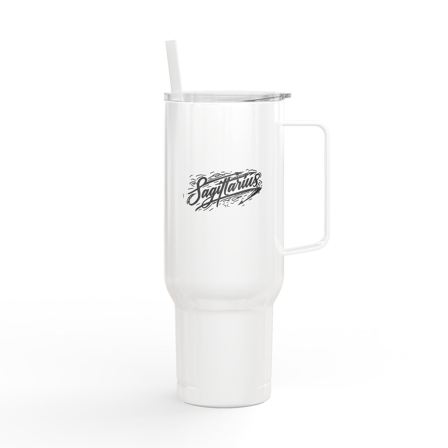 Cosmic Sagittarius Signatures ✨ 40oz Engraved Zodiac Tumbler