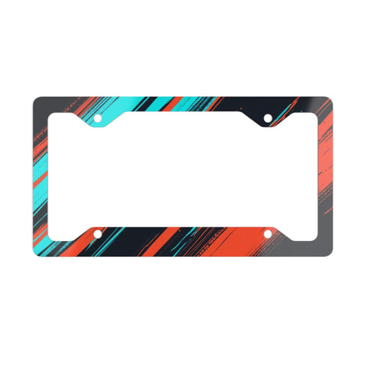 ✨🚗 The Enchanted Drive: Glossed Glory License Plate Frame – Luxury Custom Metal Accent 💎🌙