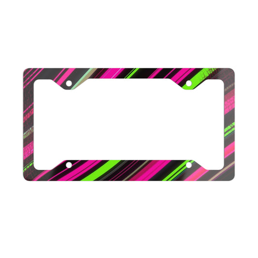 ✨🚗 The Enchanted Drive: Glossed Glory License Plate Frame – Luxury Custom Metal Accent 💎🌙