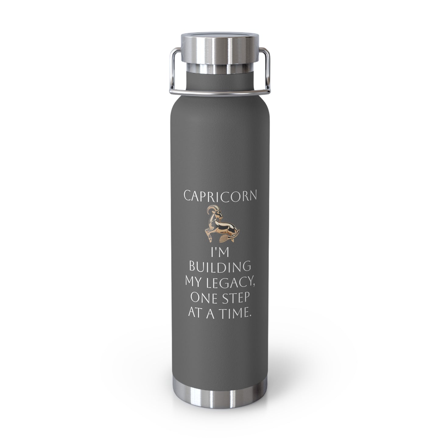 ✨🔮 Enchanted Capricorn Copper Insulated Bottle – 22oz of Temperature Magic! 🔮✨