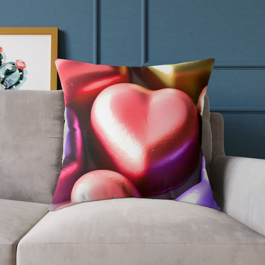 Love in Bloom: Enchanted Decorative Pillow for a Cozy Touch