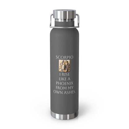 ✨🔮 Enchanted Scorpio Copper Insulated Bottle – 22oz of Temperature Magic! 🔮✨