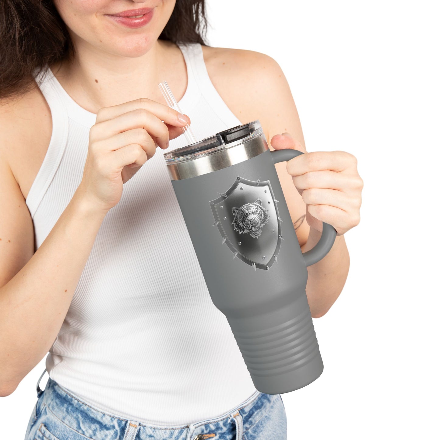 🤍 Enchanted Emblem Travel Tumbler 🤍