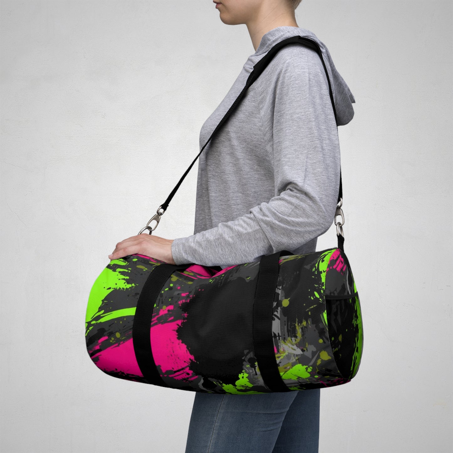 The Razzle-Dazzle Duffle Bag – One-of-a-Kind Design 🎨🔥