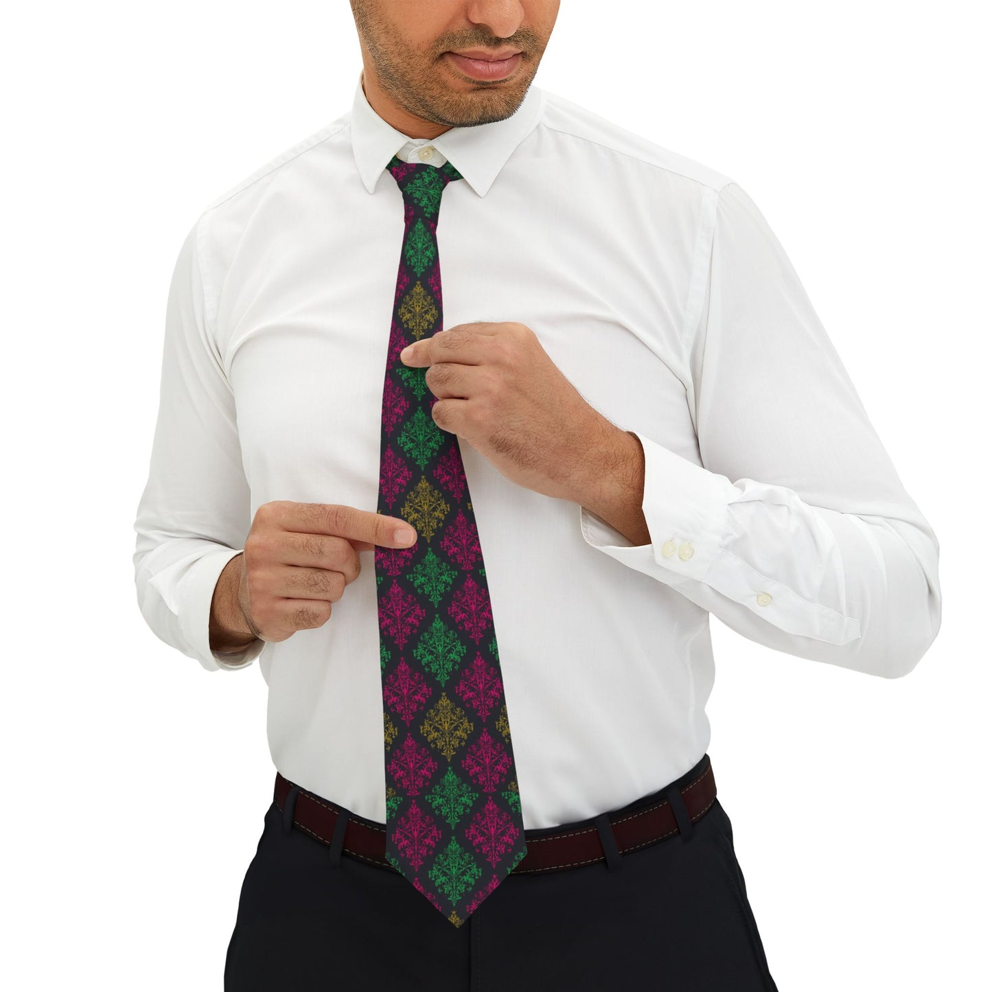 ✨🎩 The Razzle-Dazzle Men’s Necktie: Bold Elegance for the Modern Gentleman 🌟👔