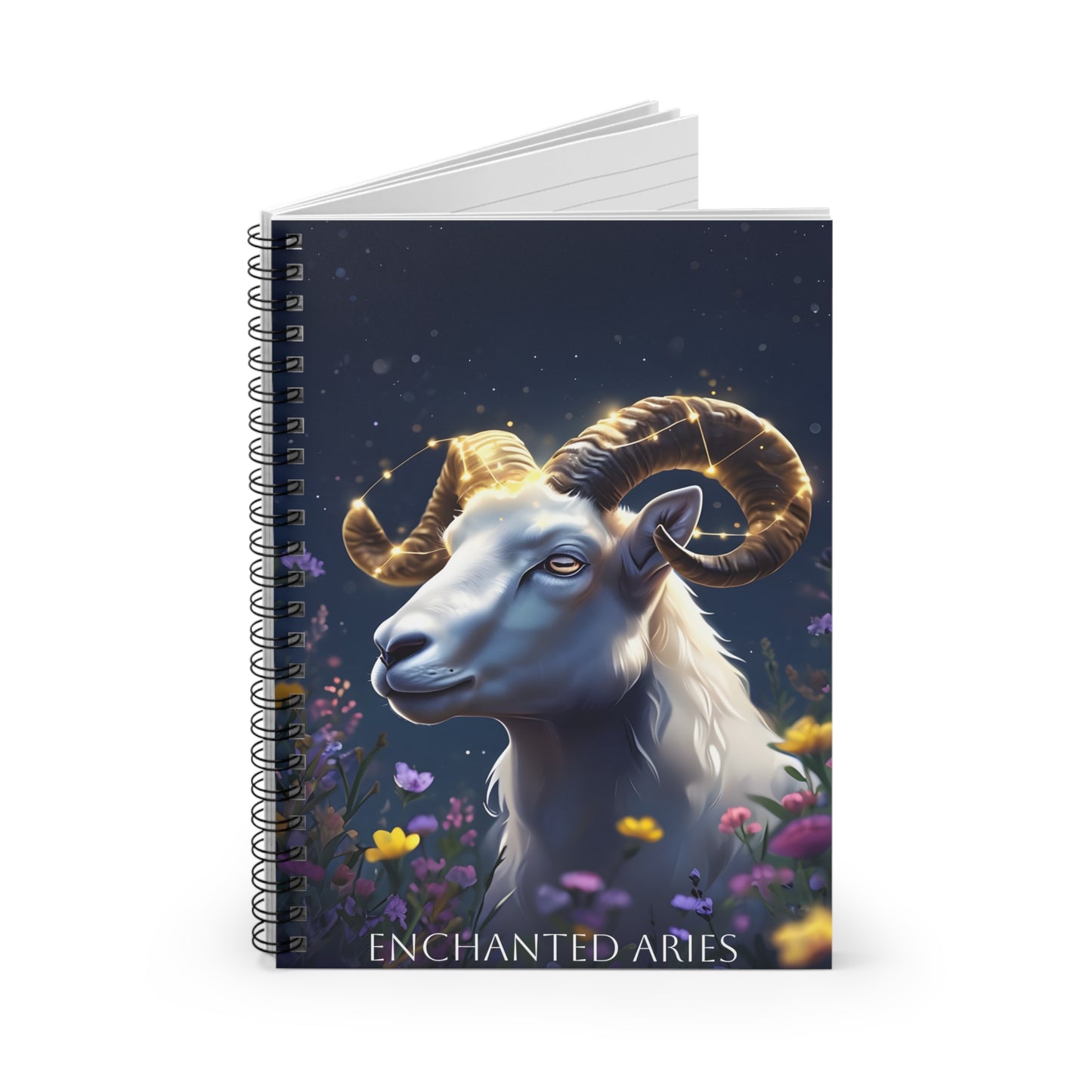 🔥🌟 Enchanted Aries Zodiac Journal – A Spirited Notebook for Bold Dreamers & Trailblazers ♈📖