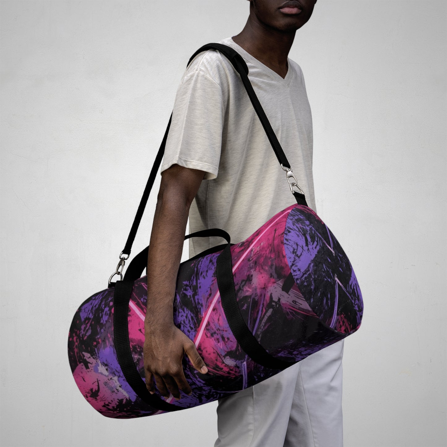 The Razzle-Dazzle Duffle Bag – One-of-a-Kind Design 🎨🔥