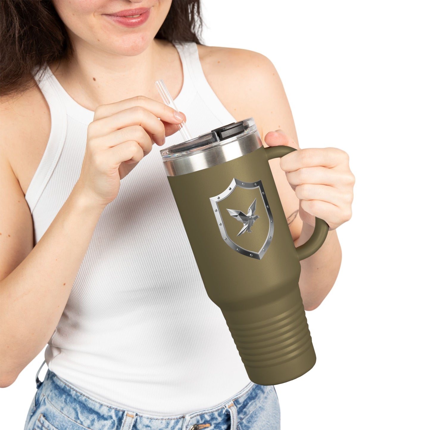 🤍 Enchanted Emblem Travel Tumbler 🤍