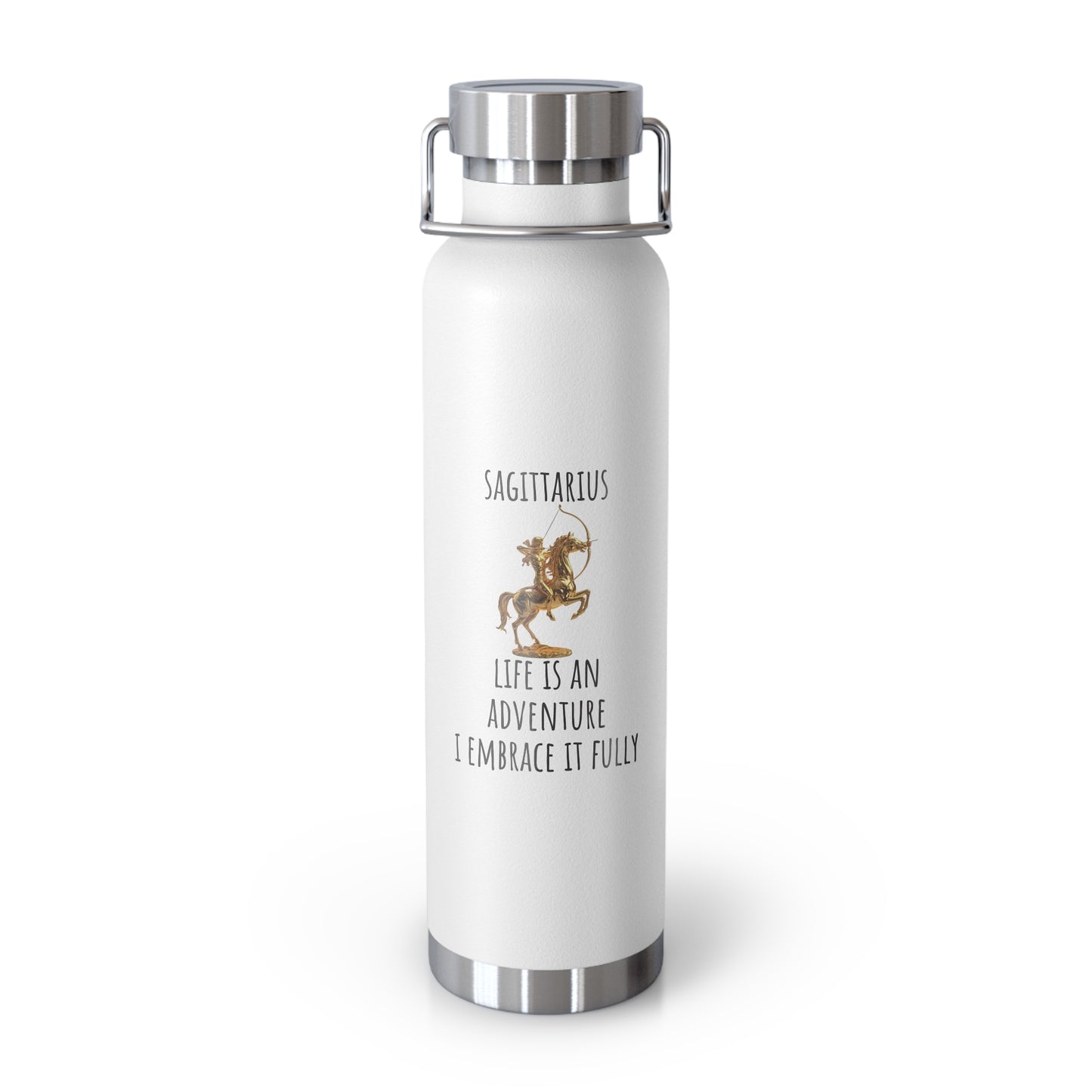 ✨🔮 Enchanted Sagittarius Copper Insulated Bottle – 22oz of Temperature Magic! 🔮✨