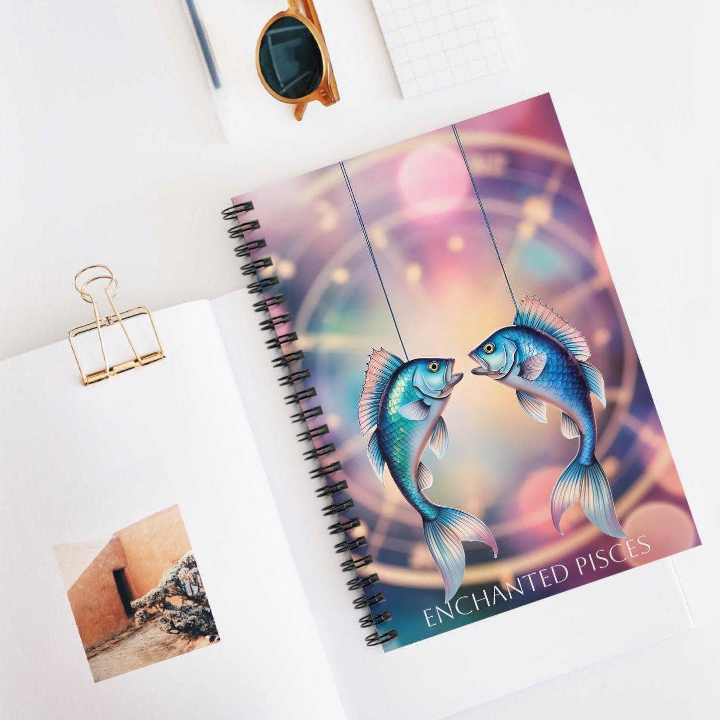 🌊✨ Enchanted Pisces Zodiac Journal – A Mystical Spiral Notebook for Dreams & Inspiration 🌙📖