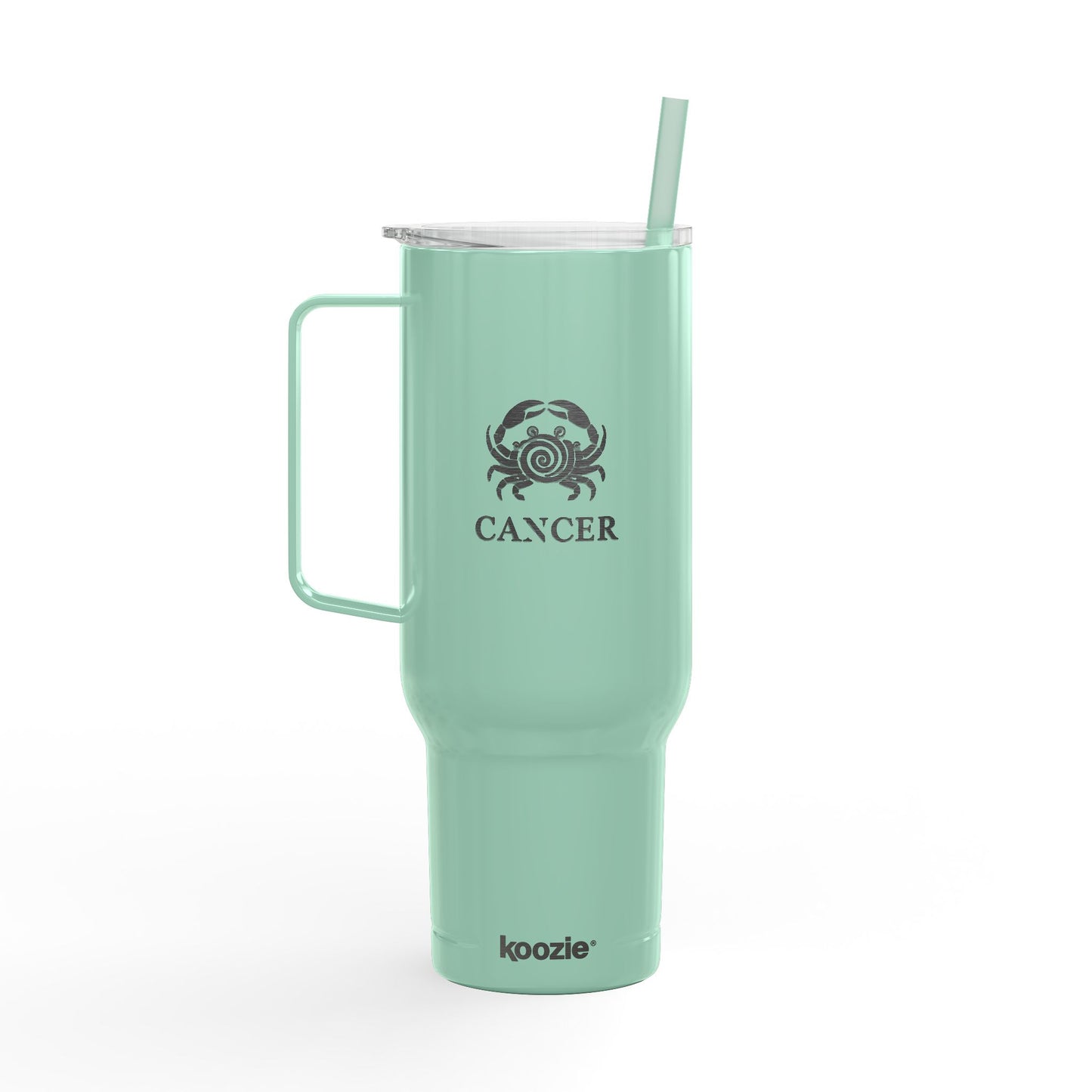 Cosmic Cancer Signatures ✨ 40oz Engraved Zodiac Tumbler