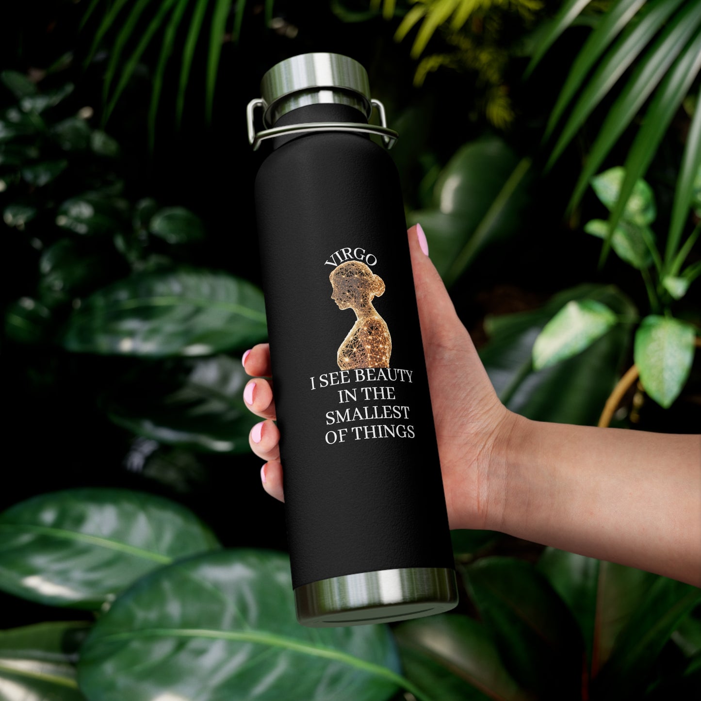 ✨🔮 Enchanted Virgo Copper Insulated Bottle – 22oz of Temperature Magic! 🔮✨