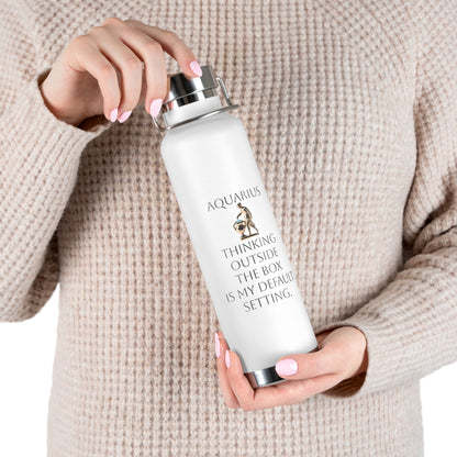✨🔮 Enchanted Aquarius Copper Insulated Bottle – 22oz of Temperature Magic! 🔮✨