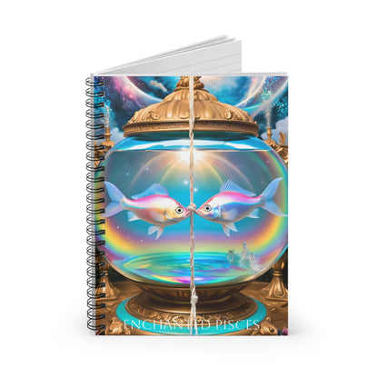 🌊✨ Enchanted Pisces Zodiac Journal – A Mystical Spiral Notebook for Dreams & Inspiration 🌙📖