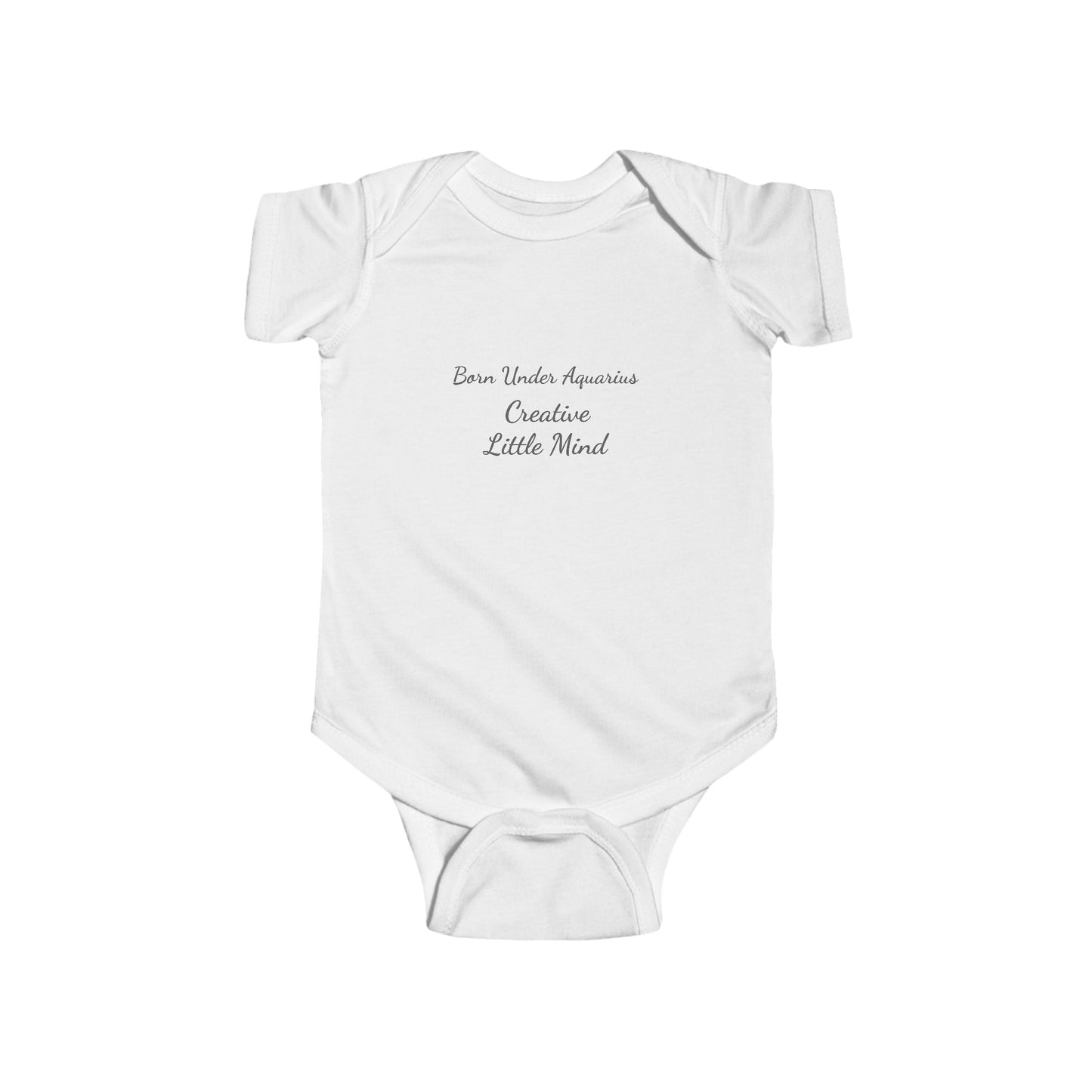 💫 The Born Under™ Collection – Aquarius Edition 💫 Creative Little Mind Infant Onesie