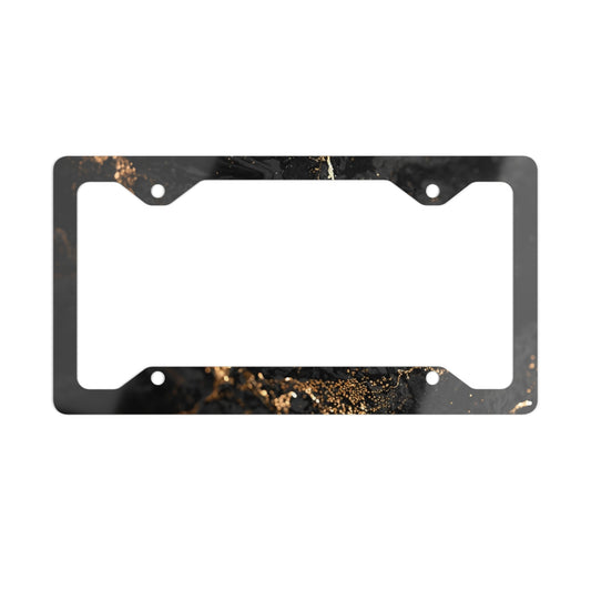 ✨🚗 The Enchanted Drive: Glossed Glory License Plate Frame – Luxury Custom Metal Accent 💎🌙