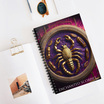 🦂✨ Enchanted Scorpio Zodiac Journal – A Mysterious Notebook for Intuitive Souls & Deep Thinkers ♏📖