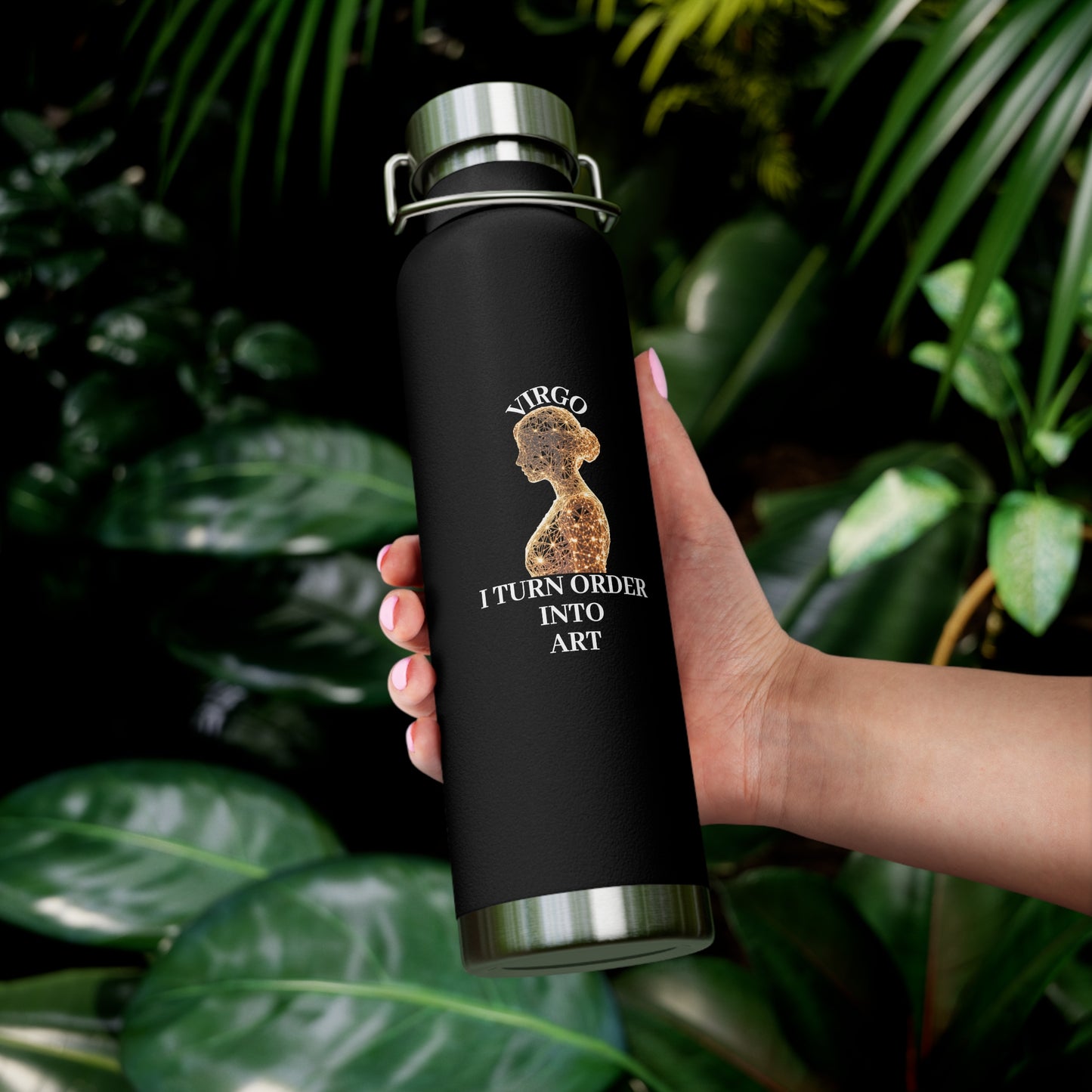 ✨🔮 Enchanted Virgo Copper Insulated Bottle – 22oz of Temperature Magic! 🔮✨