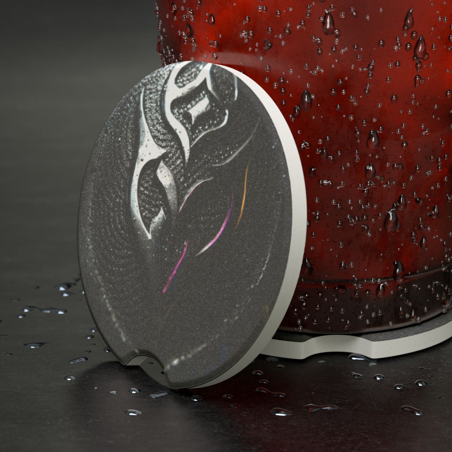 ✨🚗 The Enchanted Drive: Spellstone Sip Coasters – 2-Piece Luxury Car Set 💎🌙