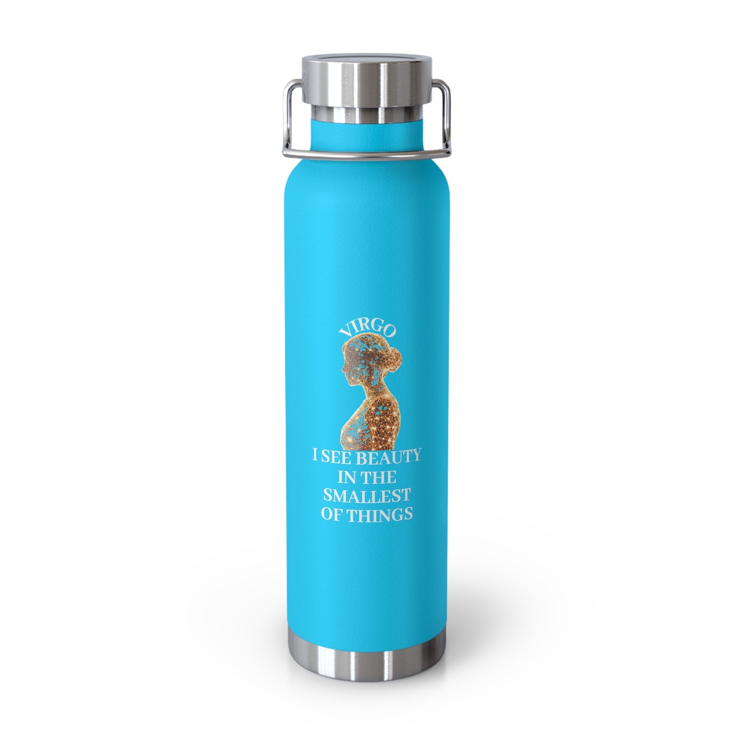 ✨🔮 Enchanted Virgo Copper Insulated Bottle – 22oz of Temperature Magic! 🔮✨