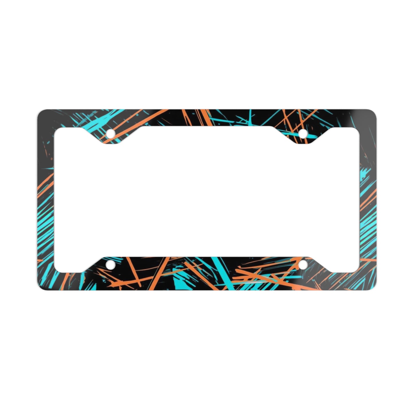 ✨🚗 The Enchanted Drive: Glossed Glory License Plate Frame – Luxury Custom Metal Accent 💎🌙
