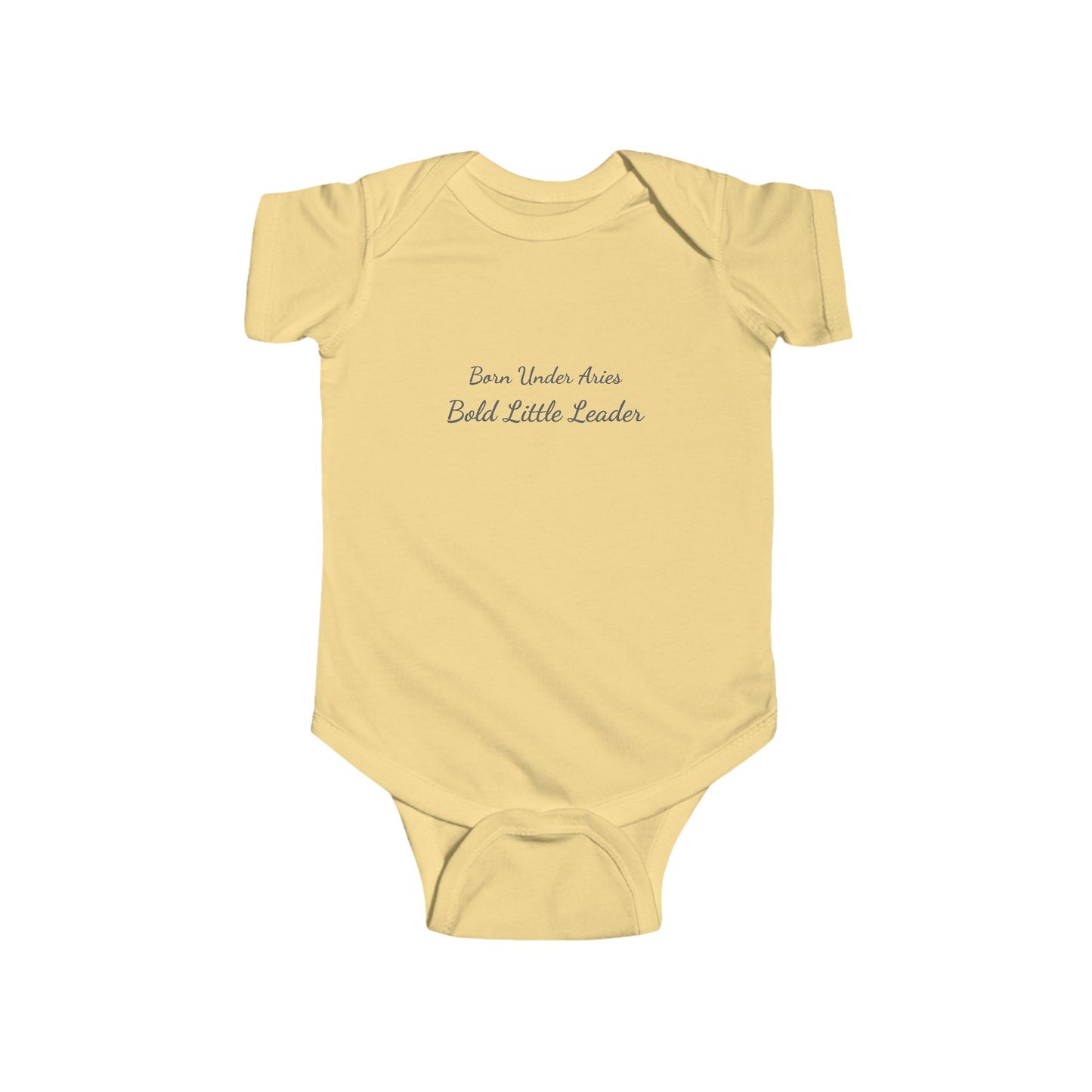 💫 The Born Under™ Collection – Aries Edition 💫 Bold Little Leader Infant Onesie