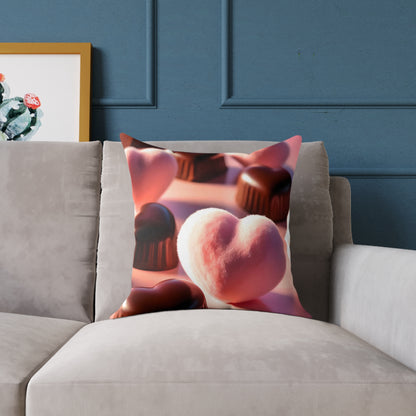 Love in Bloom: Enchanted Decorative Pillow for a Cozy Touch