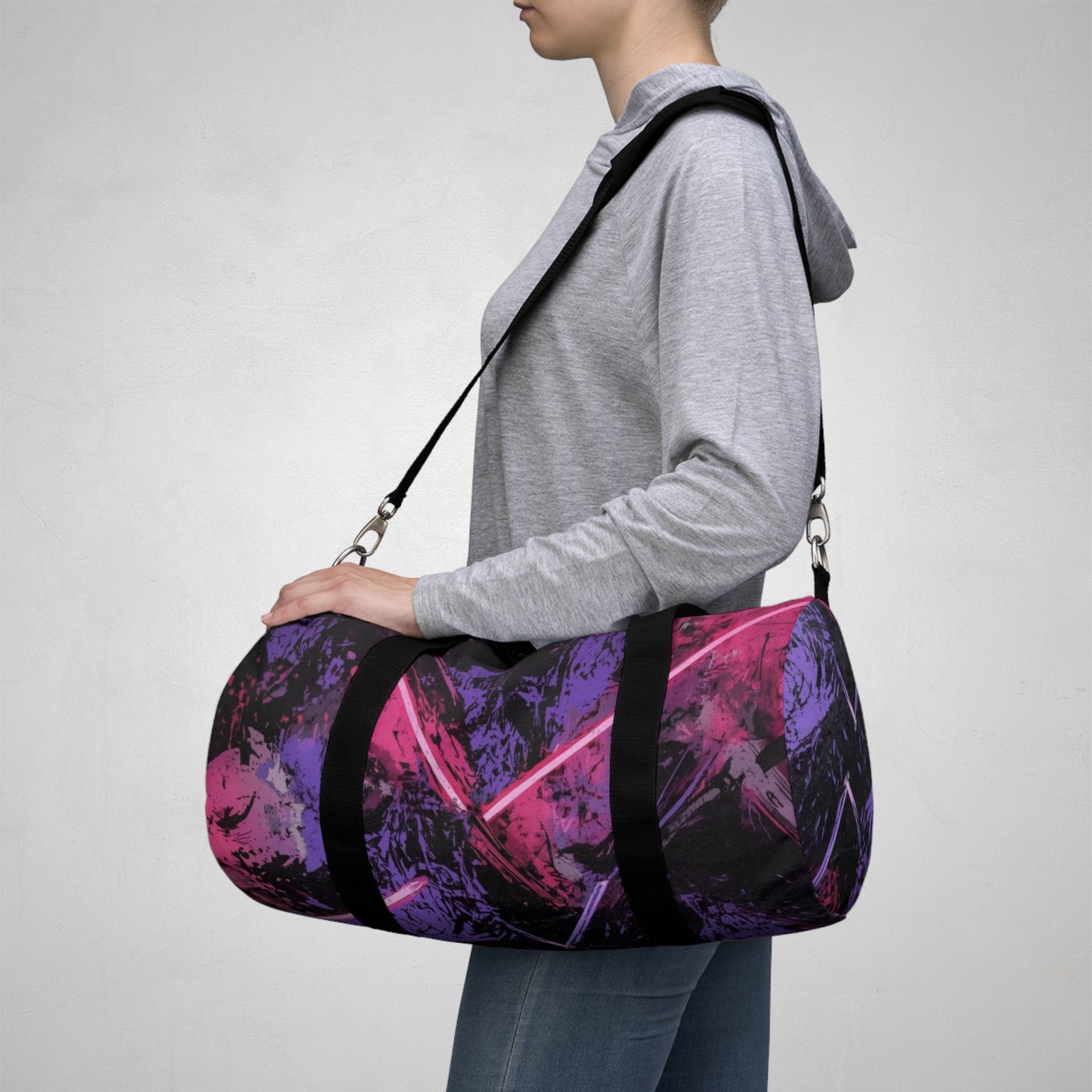 The Razzle-Dazzle Duffle Bag – One-of-a-Kind Design 🎨🔥
