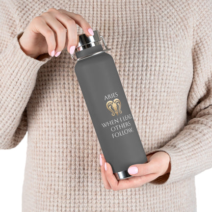 ✨🔮 Enchanted Aries Copper Insulated Bottle – 22oz of Temperature Magic! 🔮✨
